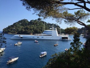 Avvistato a Portofino il megayacht A! FOTO