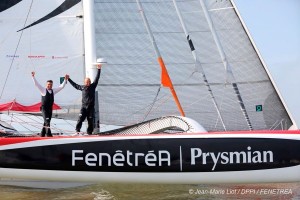 Transat Jacques Vabre: Giancarlo Pedote ed Erwan Le Roux in trionfo a Itajai