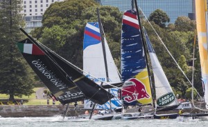 La spettacolare scuffia di Lino Sonego Team Italia alle Extreme Sailing Series di Sydney