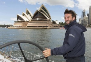 Giovanni Soldini al via per la Rolex Sydney-Hobart