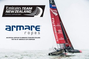 Armare Ropes fornitore ufficiale di Emirates Team New Zealand per la prossima America’s Cup