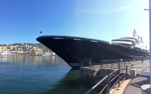 Serene: il mega yacht di Fincantieri al porto di Genova. Ecco le foto