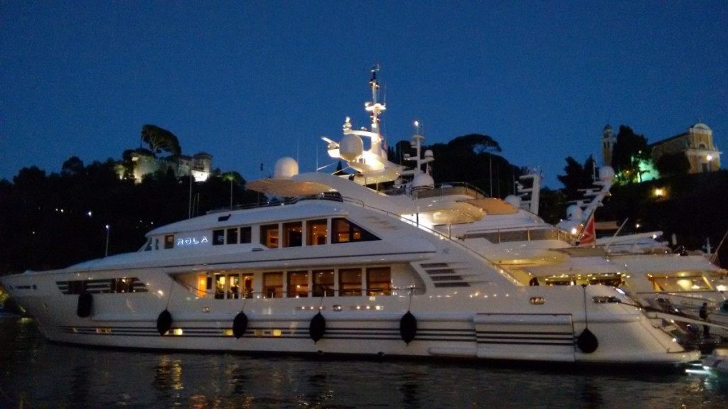 Megayacht Rola a Portofino: panoramica generale