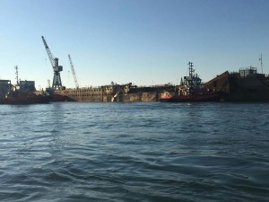 Il miglio verde della Costa Concordia: l’ultimo viaggio verso la demolizione. Le nostre FOTO dal mare