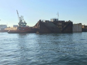 Il miglio verde della Costa Concordia: l’ultimo viaggio verso la demolizione. Le nostre FOTO dal mare