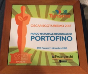 Ecoturismo 2017: il Parco di Portofino si aggiudica il premio