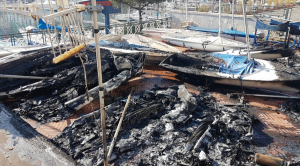 Incendio al CRV Italia: distrutta la flotta di derive