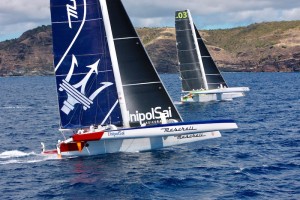 Soldini con Maserati alla partenza della RORC Caribbean 2017. Si può seguire in diretta?