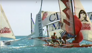 Gli skiff tra collisioni, scuffie e…Russell Coutts-VIDEO