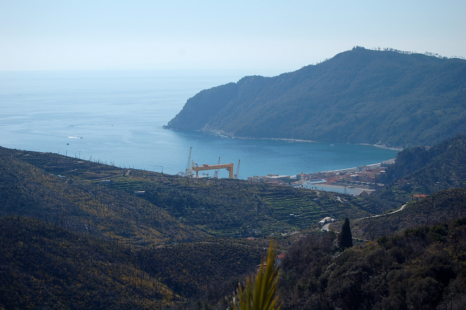 Escursione da Sestri Levante a Riva Trigoso: panorama.