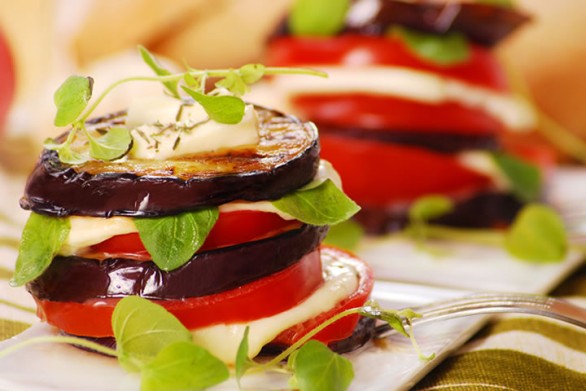 Caprese di melanzane