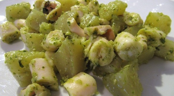 Polpo pesto e patate