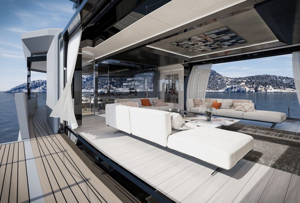 Arcadia Yachts A100+: ricerca tecnologica e creatività italiana