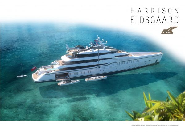 Presentato il nuovo Explorer Yacht di 86 metri: l’ultima sfida di innovazione e design firmata CRN e Harrison Eidsgaard