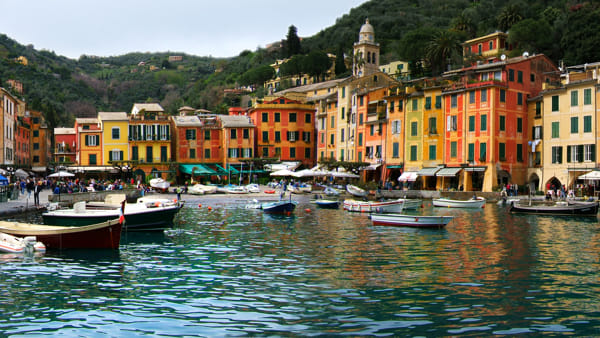 Itinerario Portofino-San Fruttuoso: piazzetta di Portofino