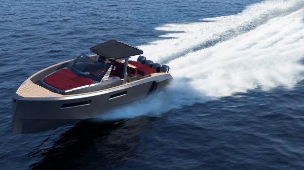 Evo Yachts presenta in anteprima il progetto del daycruiser Evo Center Consolle di 13 metri