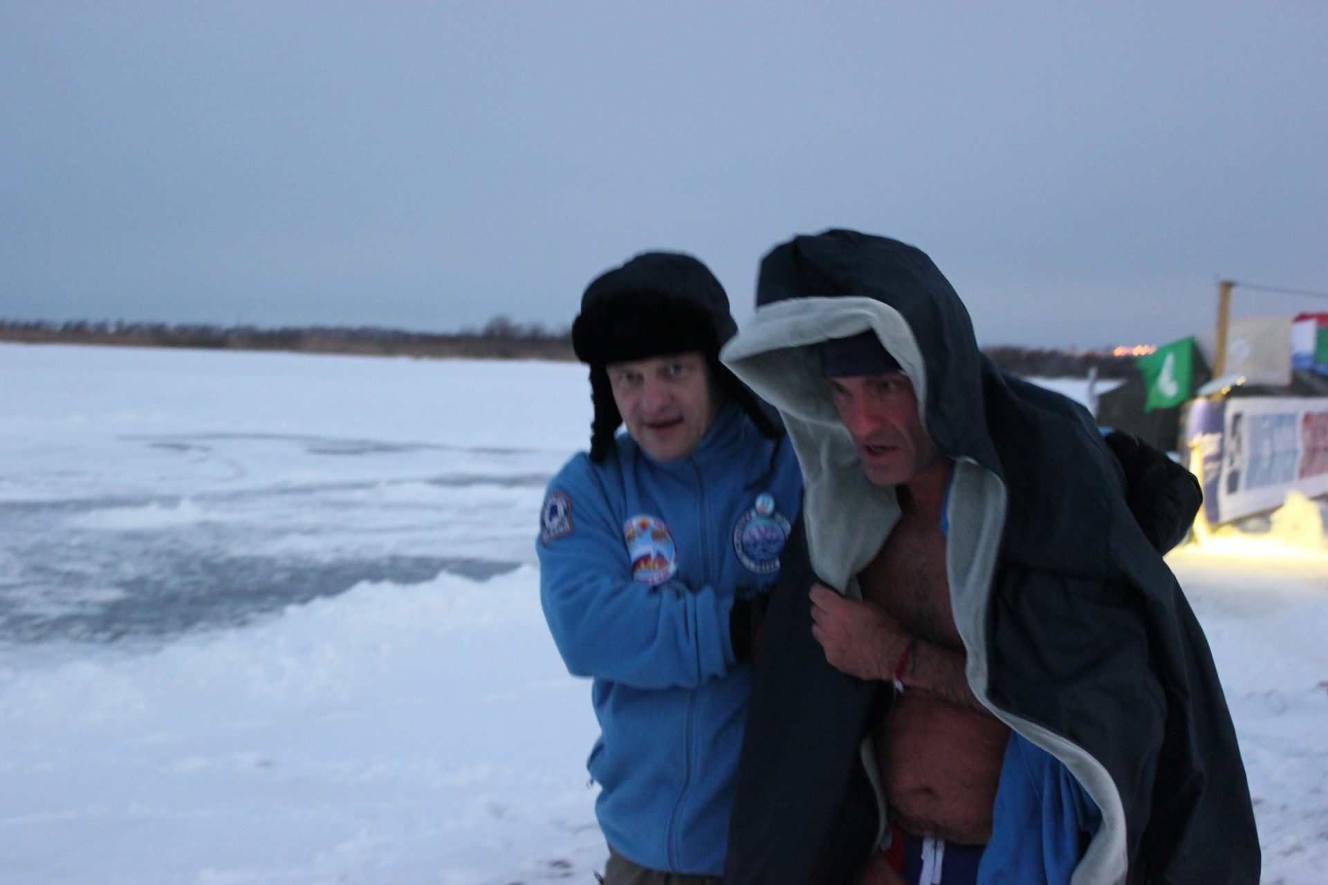 Paolo Chiarino - Fine gara in Siberia