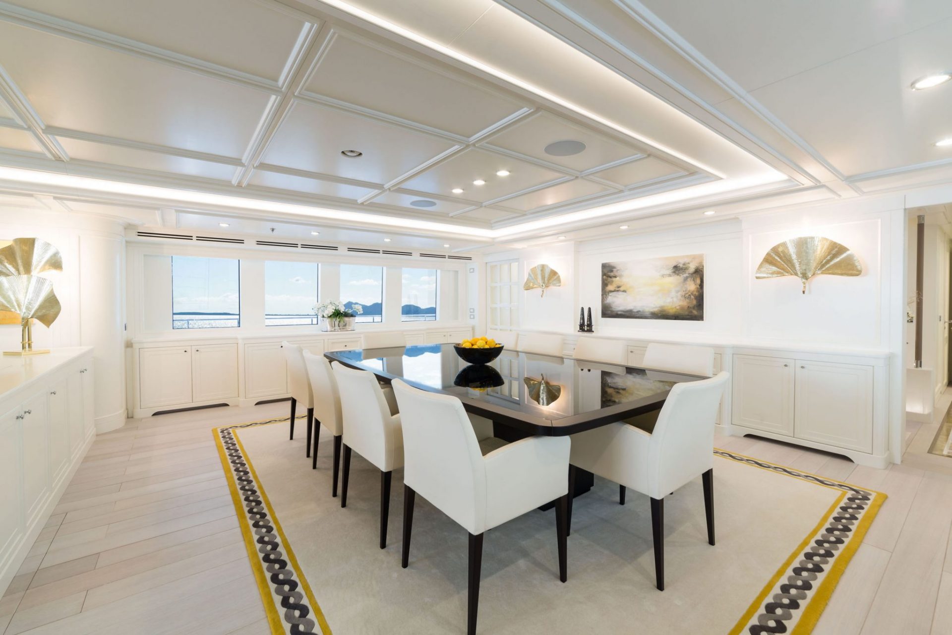 Pier Silvio Berlusconi Codecasa - CODECASA-43 FB-MAIN-DECK-DINING-ROOM