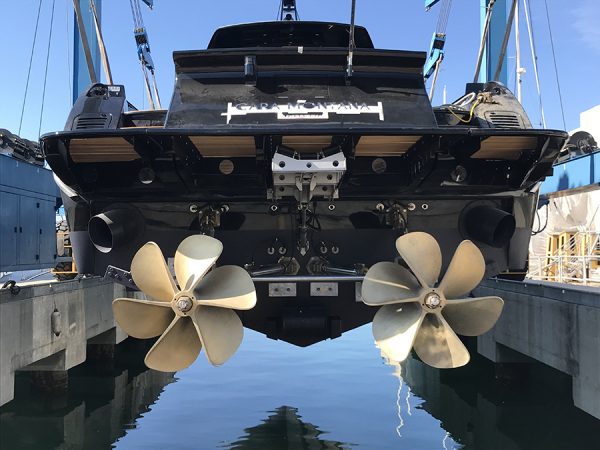 A Genova varato in anticipo lo yacht semi-open Otam 85 Gts: debutterà a Cannes