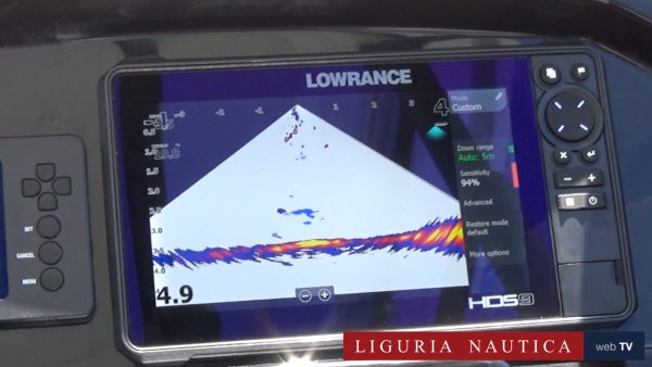 Lowrance HDS Live: il cono di copertura sonar sale a 40°