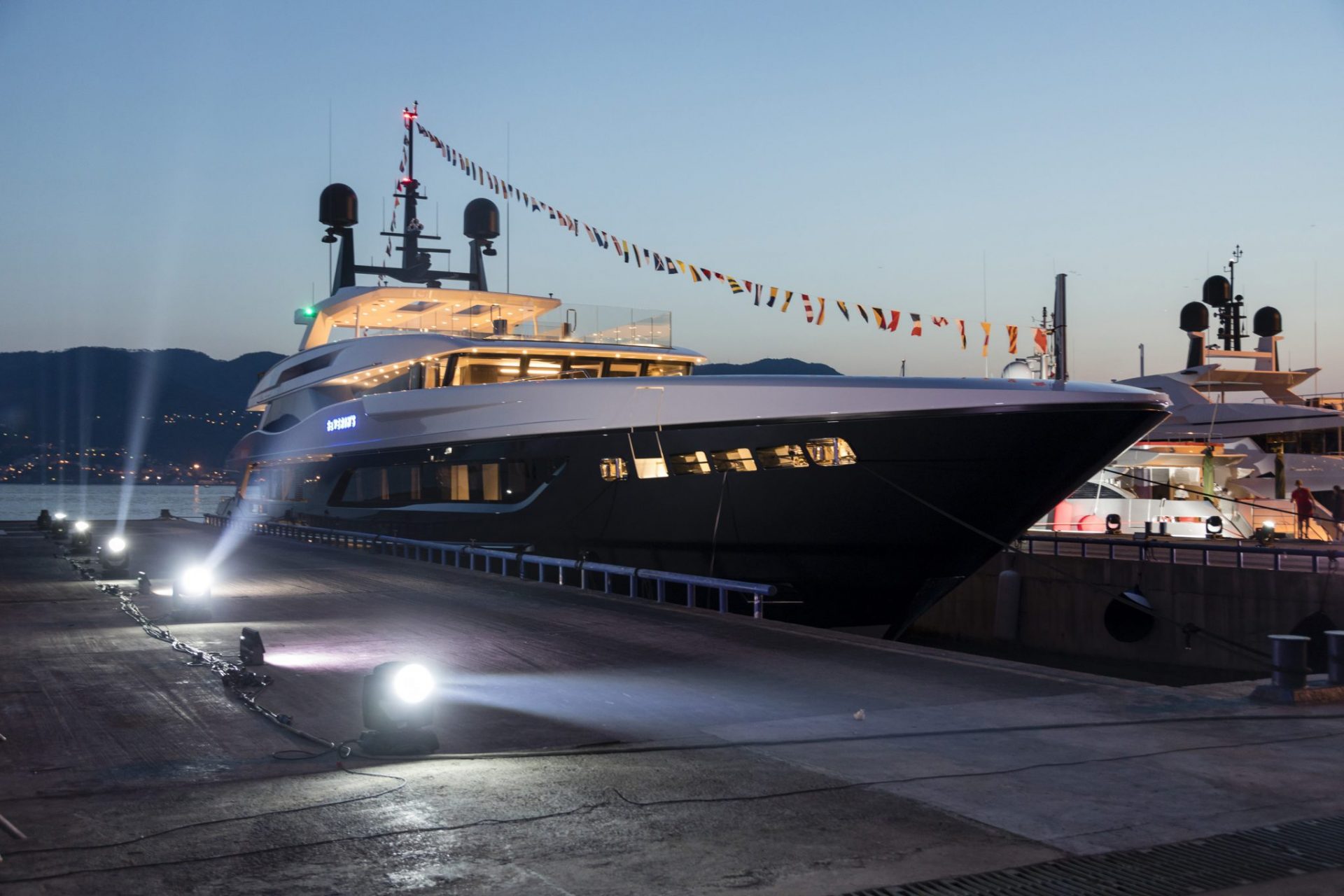 Il varo del m/y Baglietto Severin°s