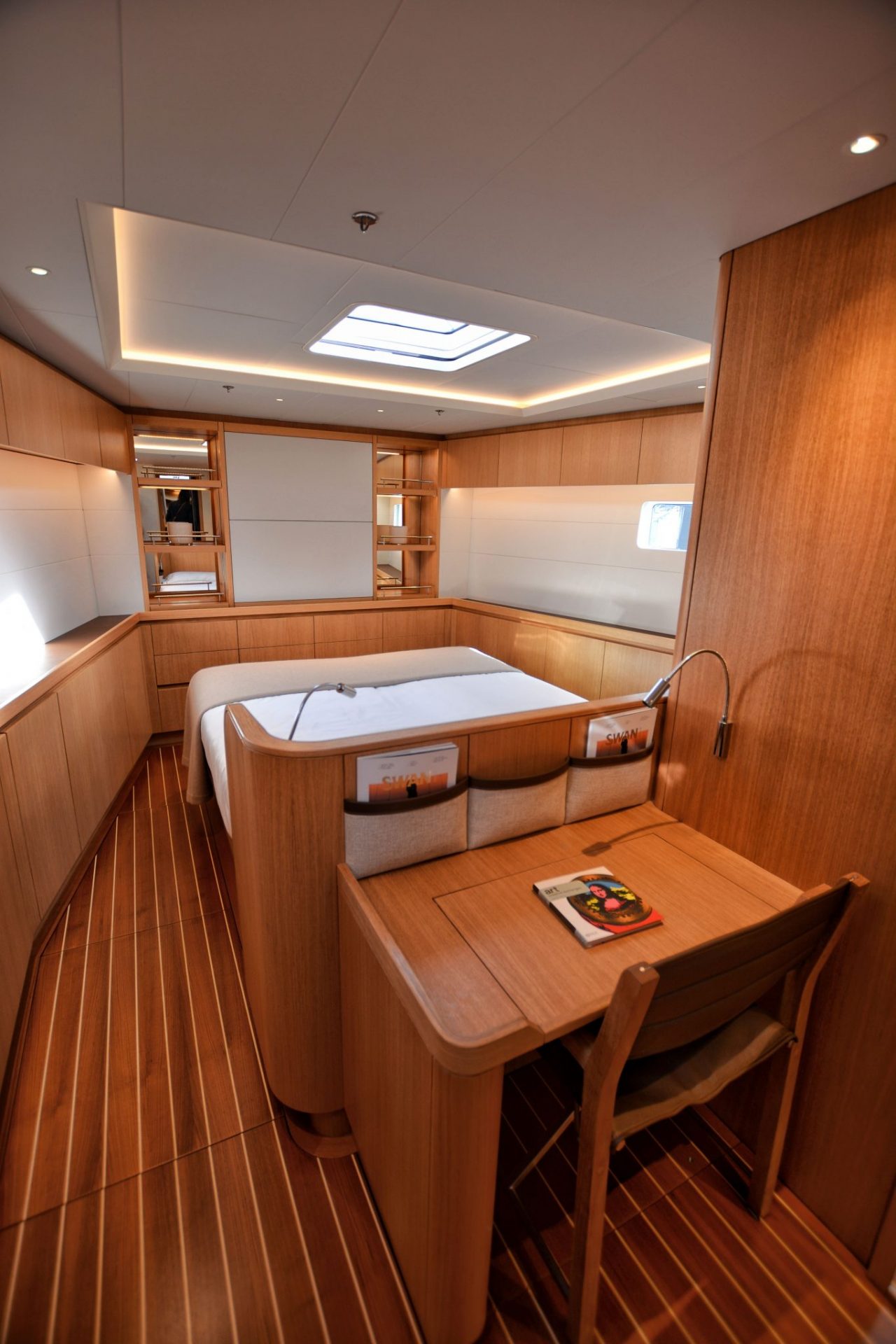 Cabina armatoriale - Azzurro Swan 78