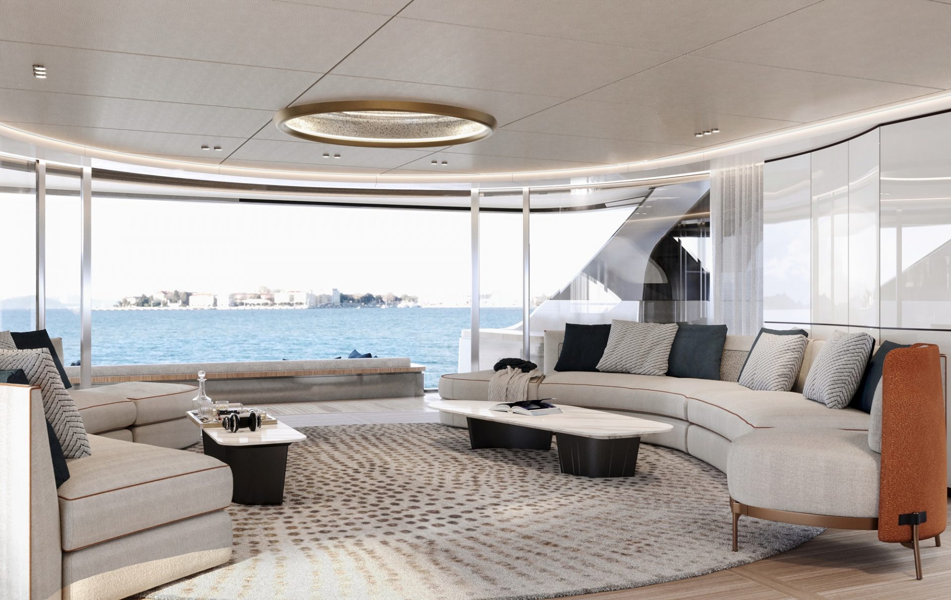 Benetti Oasis 40M Main salon (2)