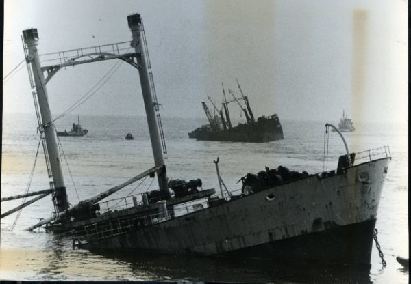 50 anni fa il naufragio della London Valour nel porto di Genova