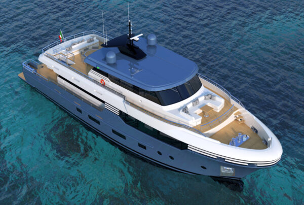 Wide Space, the first displacement super yacht by Italian Vessels