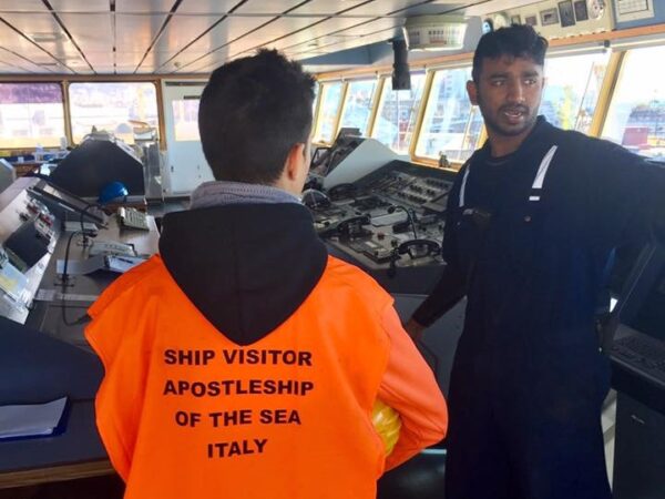 Stella Maris riprende le visite a bordo: “Così siamo stati vicini ai marittimi anche durante il lockdown”