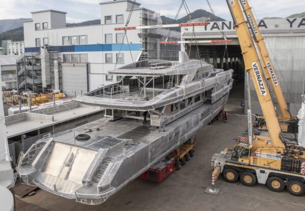 Tankoa is working on its fourth 50m S501Hybrid. The Genoese shipyard is hoping to double production