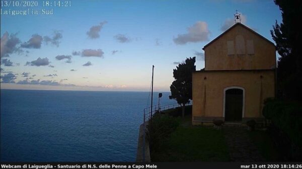 Webcam di Laigueglia (Santuario di Nostra Signora delle Penne)