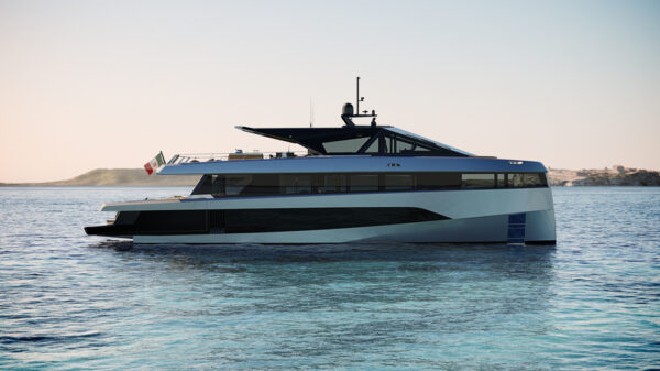 The new concept for the Wally WHY200 with its “full-wide-body” design has been released