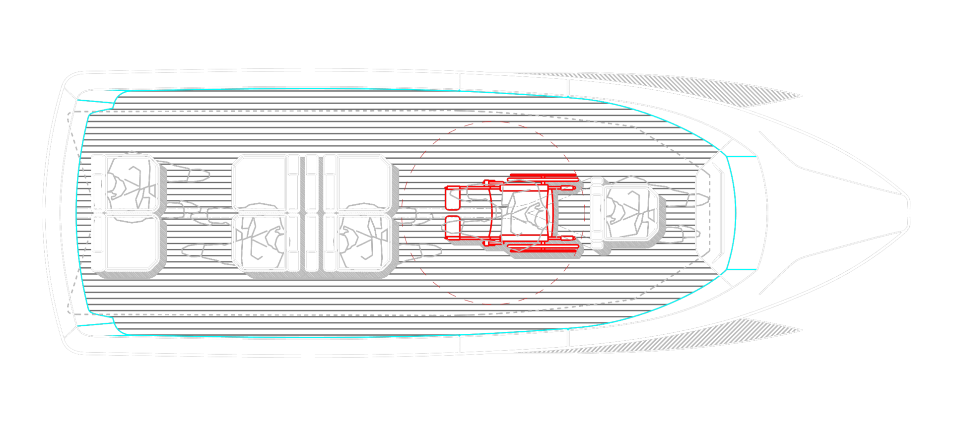 Verme Yacht Design, progetto GerrisBoats - Viste esterne