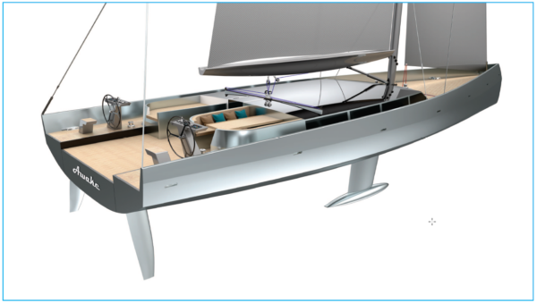 Awake, il progetto dello yacht a vela da 72 piedi di Mostes, in versione Racer e Fast cruiser