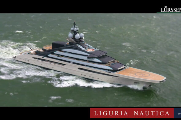 How a 142-metre giga yacht is born. The launch of “Nord” in a video by the Lürssen shipyard