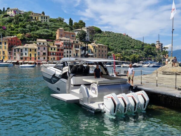 Esclusiva: Azimut Verve 47 a Portofino grazie a V Marine. E’ la prima volta in Europa