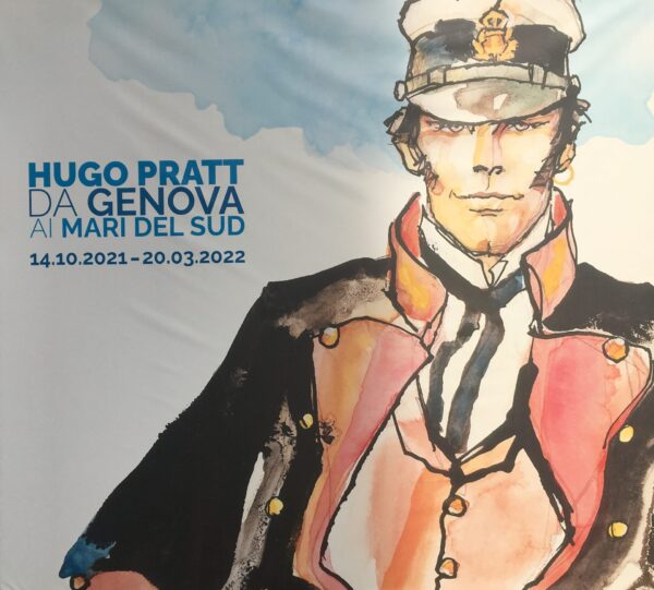 “Hugo Pratt: da Genova ai mari del Sud”: a Palazzo Ducale la mostra dedicata ai viaggi di Corto Maltese