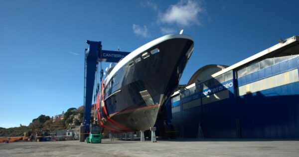 Cantieri del Mediterraneo in Bussana welcome their first 50-metre super yacht