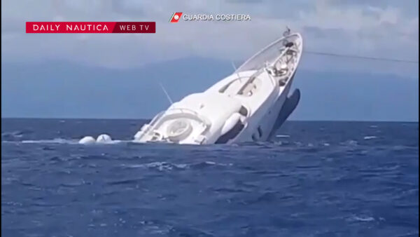 Il megayacht “Saga” cola a picco al largo di Catanzaro: inutili i soccorsi