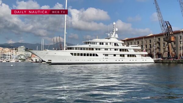 Il megayacht Utopia a Genova: il video