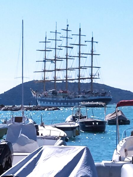 Il veliero a 5 alberi “Royal Clipper” fa tappa a Lerici