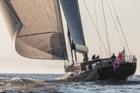 On board the Baltic 117 Perseverance: the classic yet modern sailing yacht with a sustainable approach