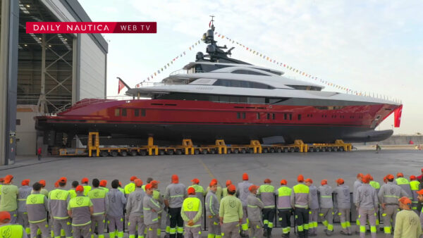 Il varo di “Leona”, superyacht da 80 metri del cantiere turco Bilgin: il video