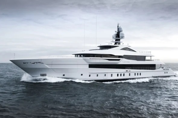 The “Lusine”, the 60-metre superyacht by Heesen is the “closest place to the moon” on the water – DN goes on board