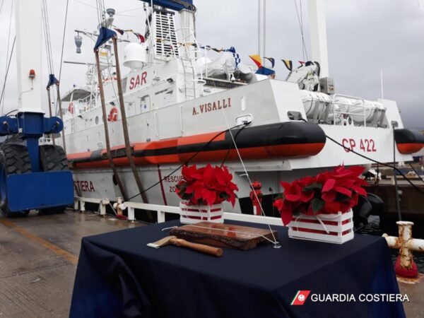 Il varo della nave della Guardia Costiera “Aurelio Visalli”