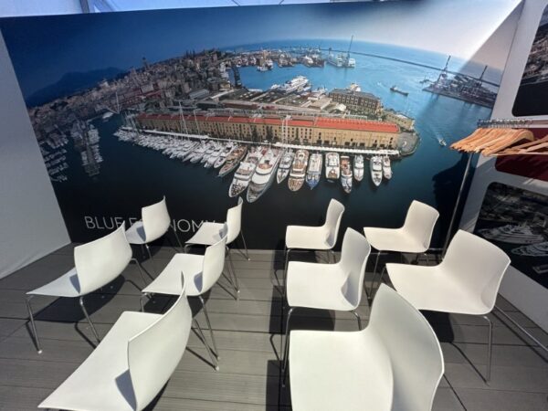 Video tour del Pavilion di Genova al villaggio di The Ocean Race