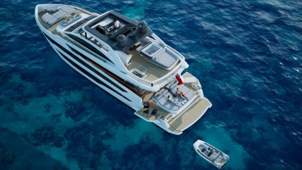 Pearl Yachts svela il progetto del nuovo “Flybridge” da 82 piedi: le prime immagini