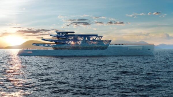 Jozeph Forakis presenta “Pegasus”, il superyacht invisibile creato con la stampa 3D