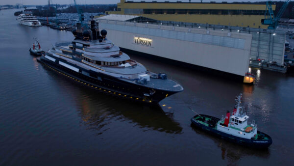 Ecco le prime immagini del megayacht “Luminance” di Lürssen Yachts